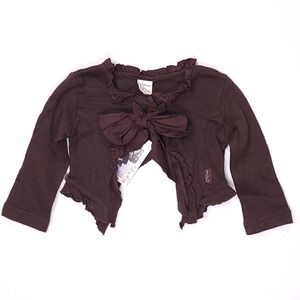 NEW Jottum Koroza Top Shirt Tee Size 18‎ Months Toddler Baby  Brown Croped